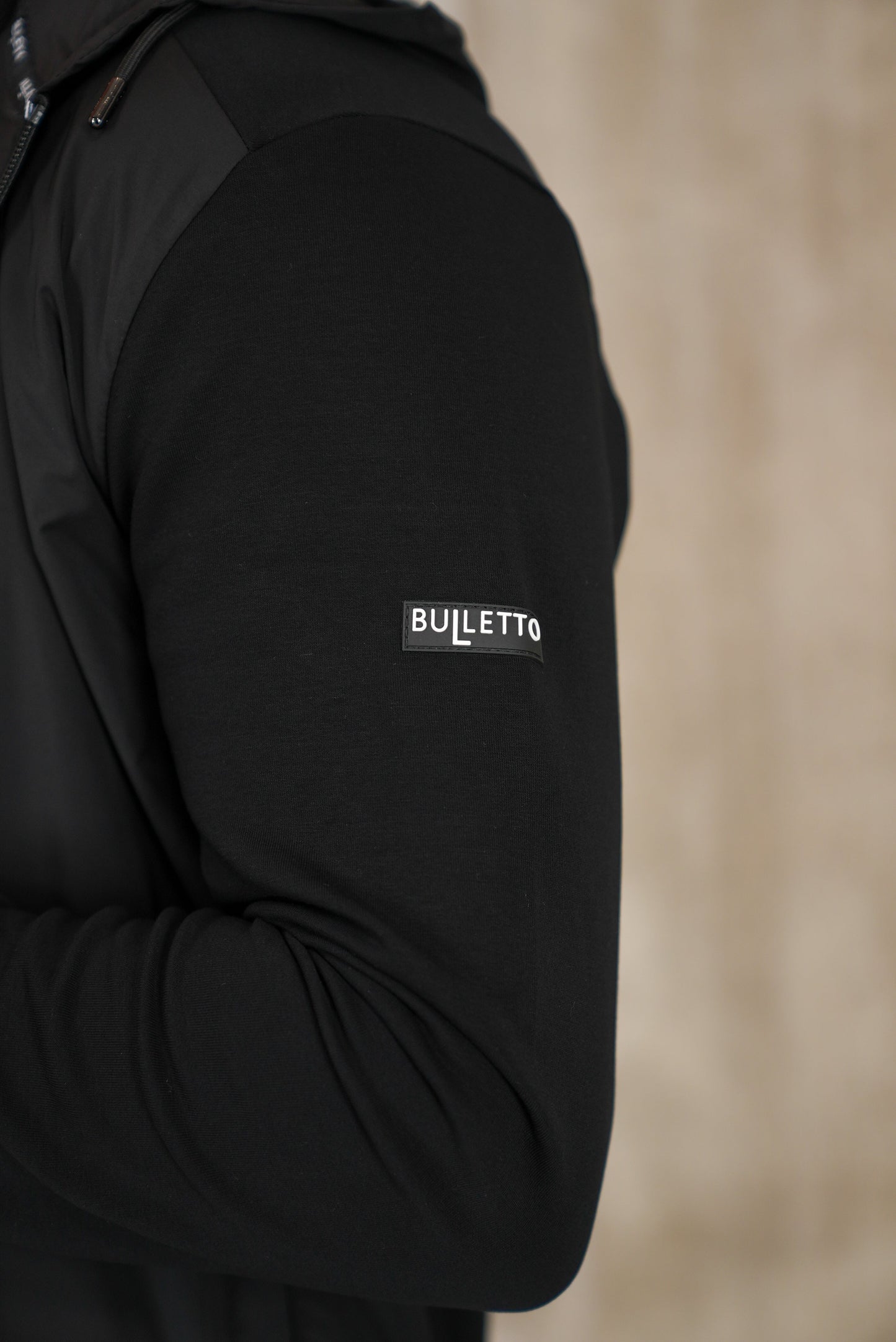 Bulletto Icon Jacket Hooded Black