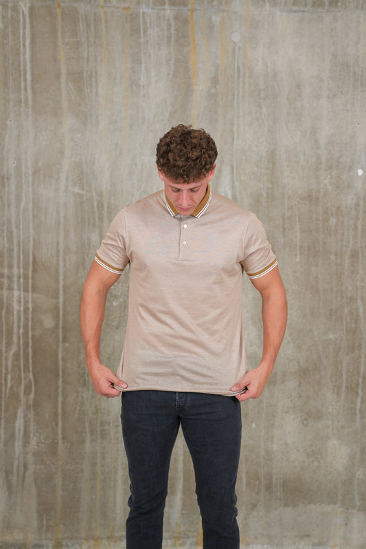 Bulletto Pique Polo Shirt Sand
