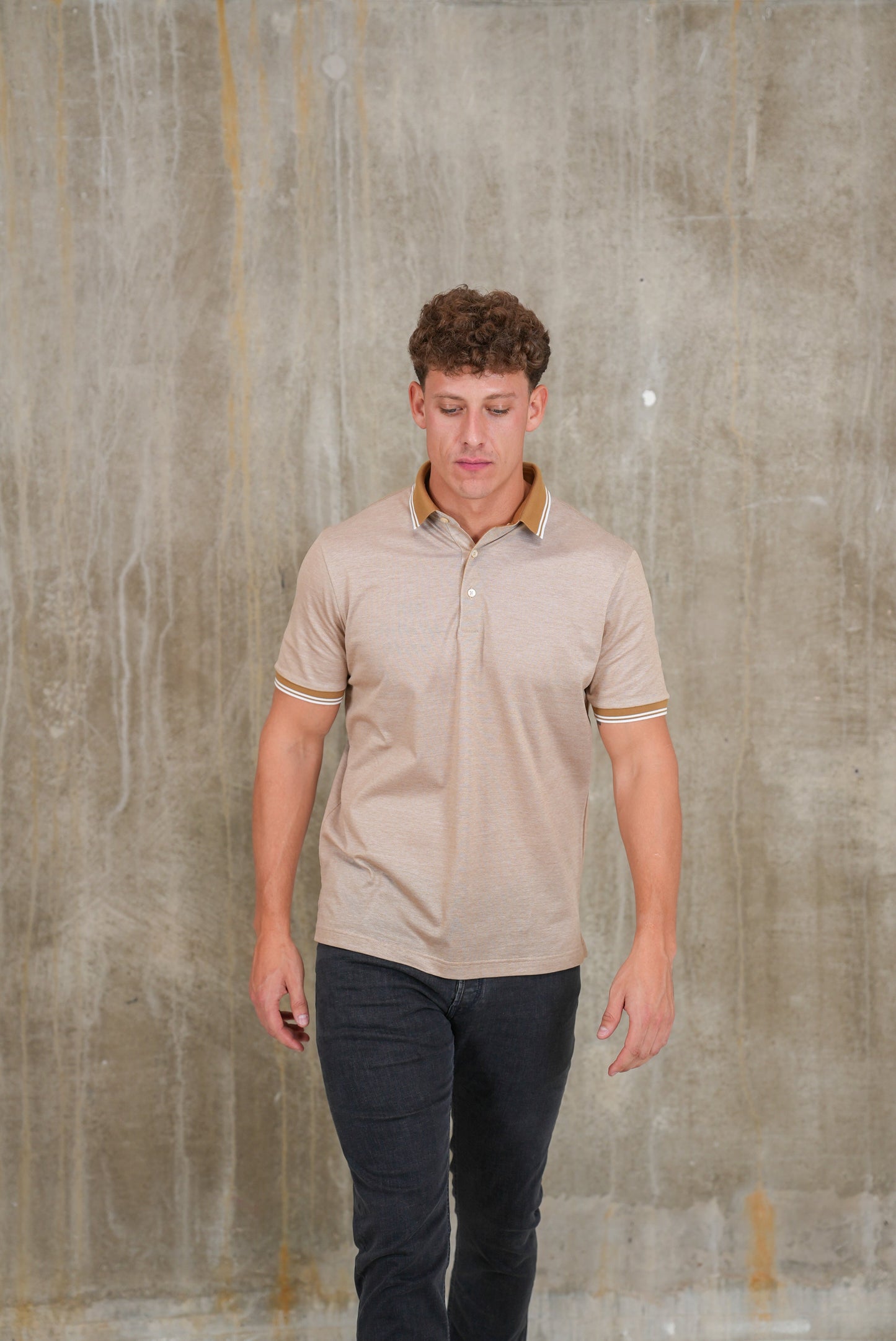 Bulletto Pique Polo Shirt Sand