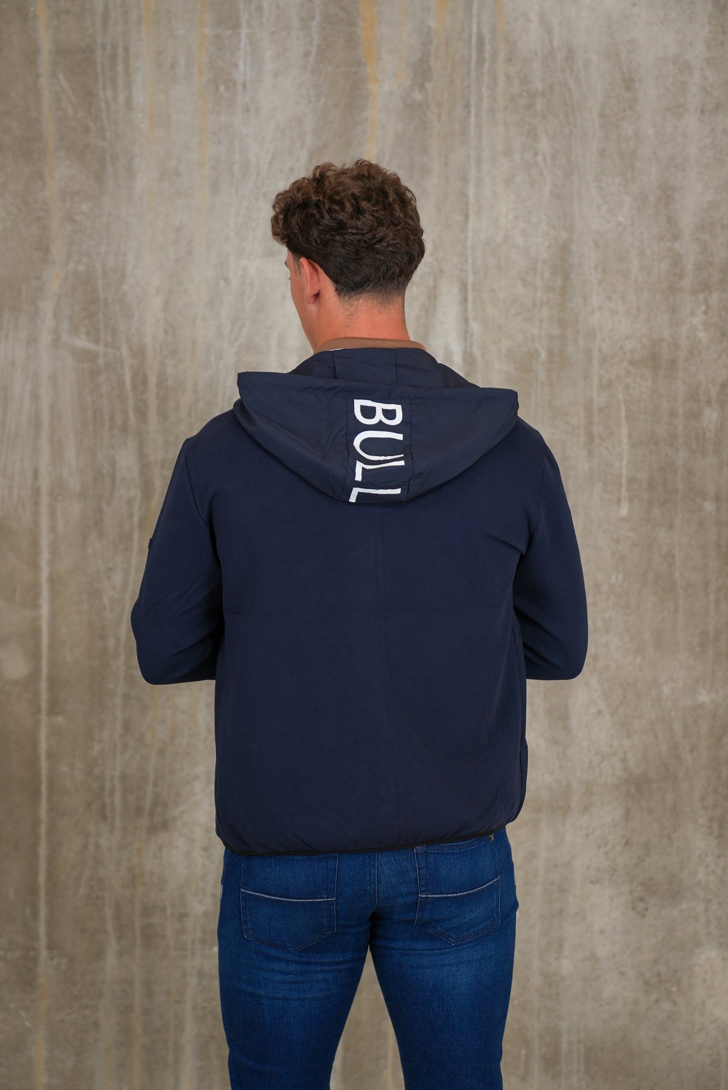Bulletto Icon Jacket Hooded (Navy)