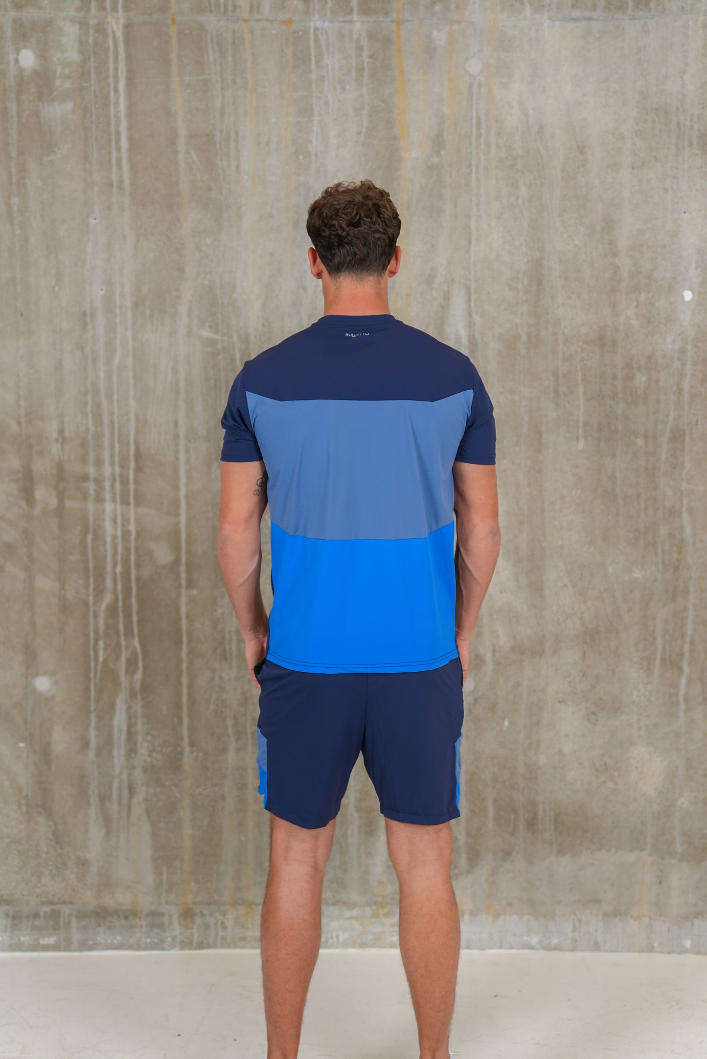 Bulletto Tri Panel Set Blue & Navy