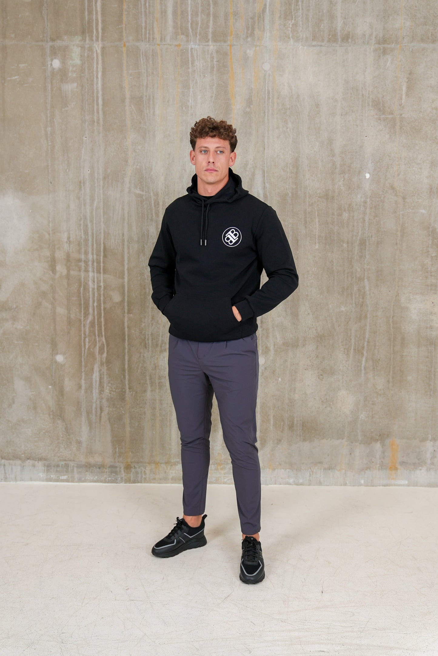 Bulletto Cerchio Hoodie Black & White