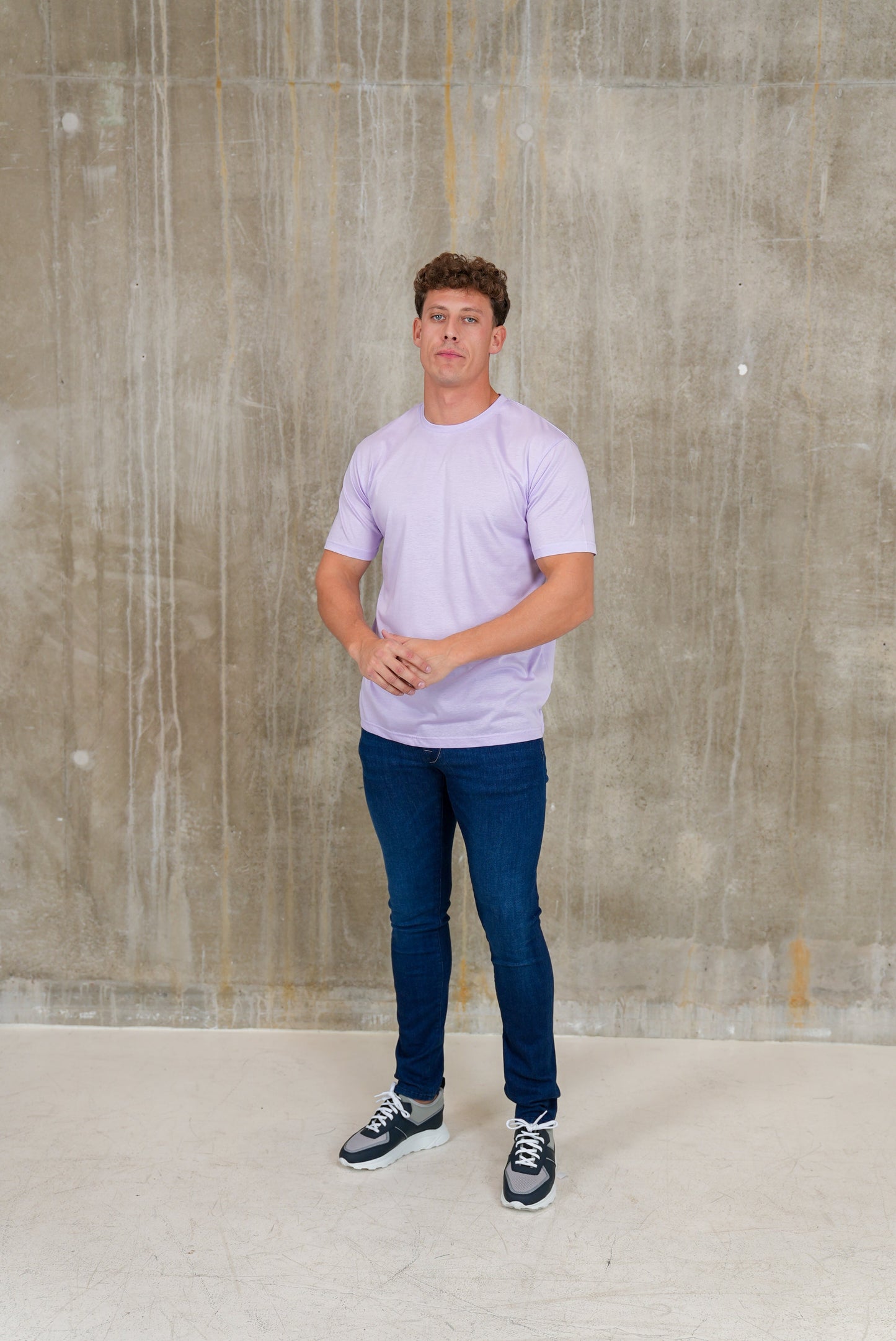 Bulletto Mercerised Cotton T Shirt Lilac