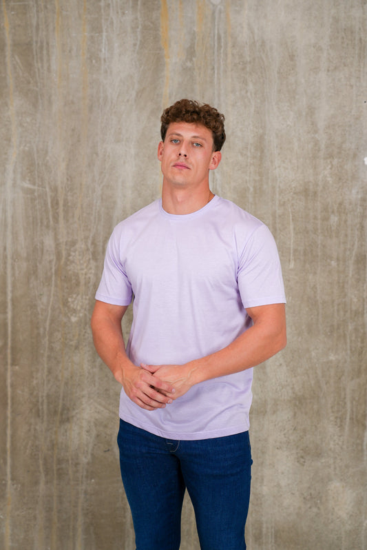 Bulletto Mercerised Cotton T Shirt Lilac
