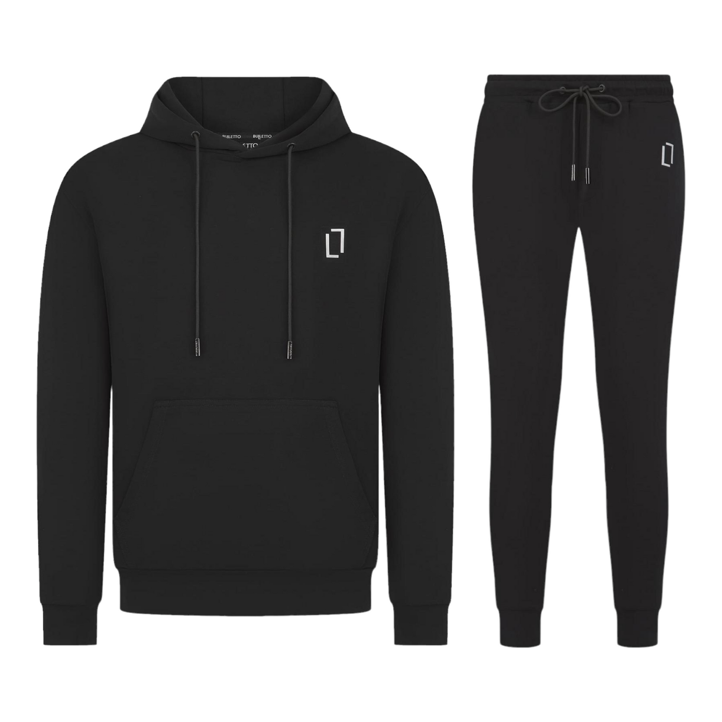 Bulletto Essential Tracksuit - Black / Reflective