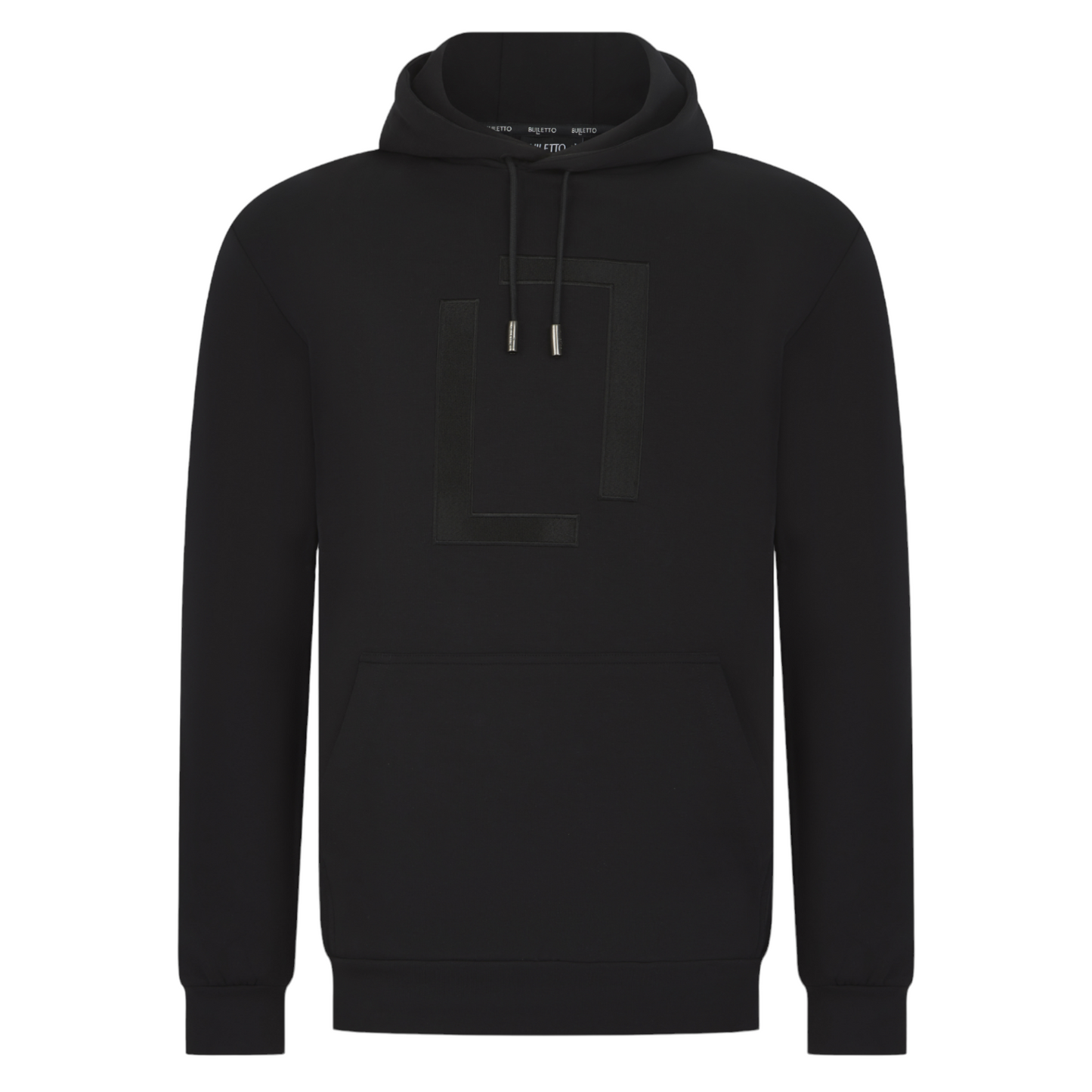 Bulletto Original Embroidered Hoodie - Black / Black