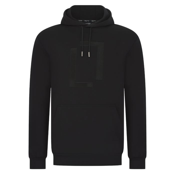 Bulletto Original Embroidered Hoodie - Black / Black