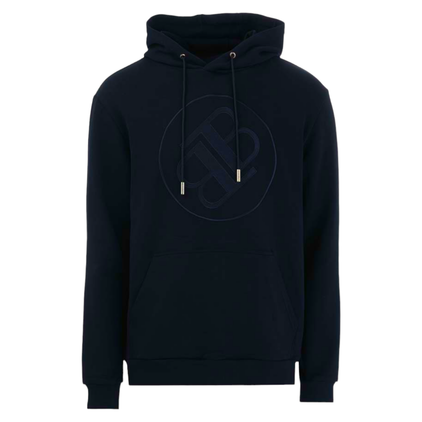 Bulletto Cerchio Embroidered Hoodie - Navy / Navy