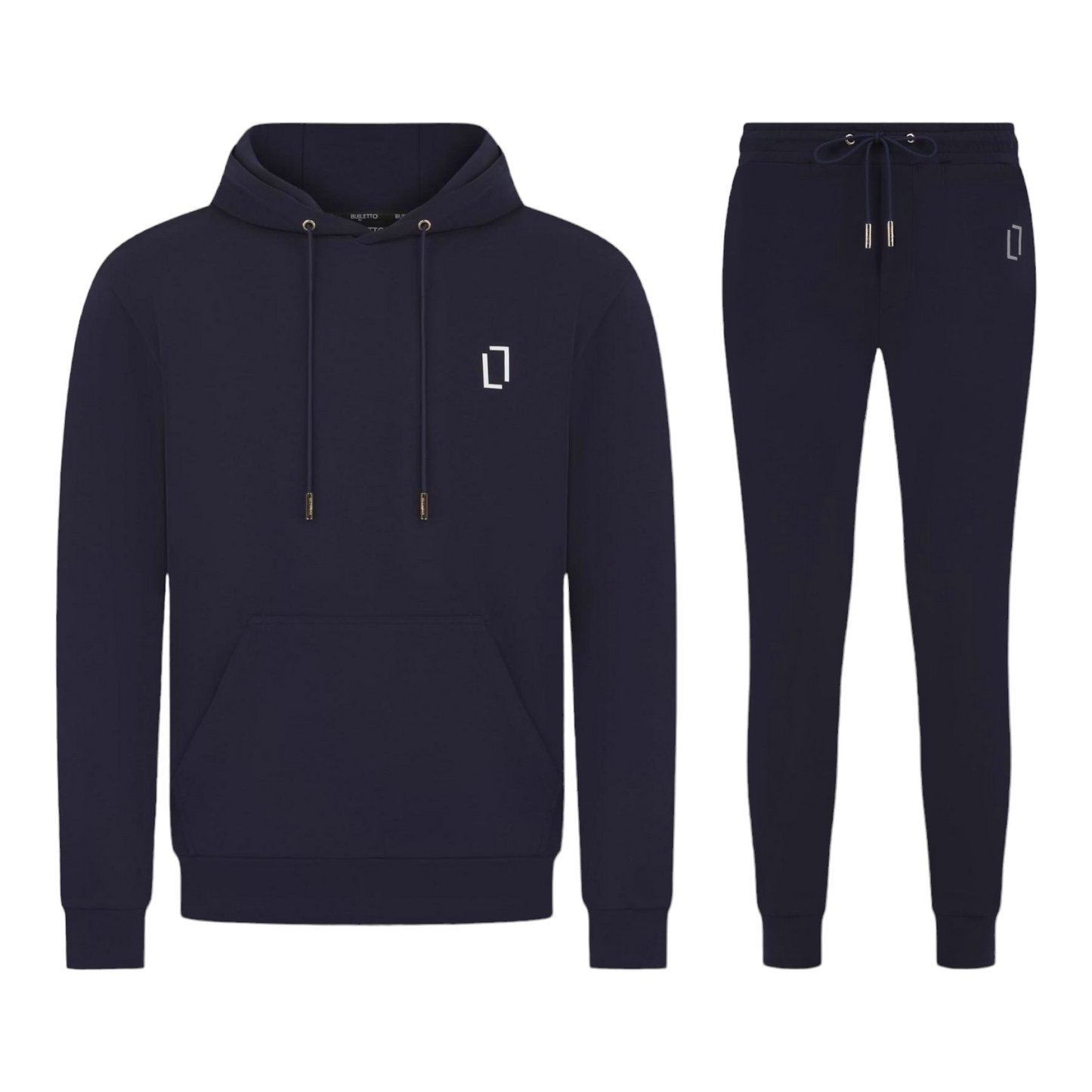 Bulletto Essential Tracksuit - Navy / White