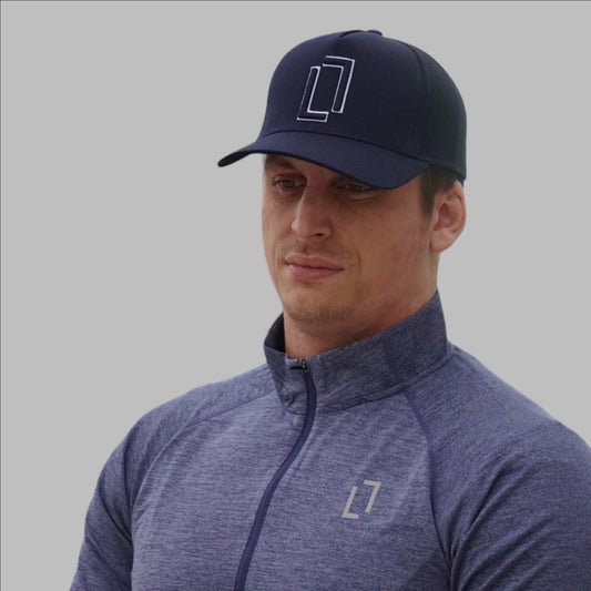 Bulletto Original Trucker Cap - Navy / Navy