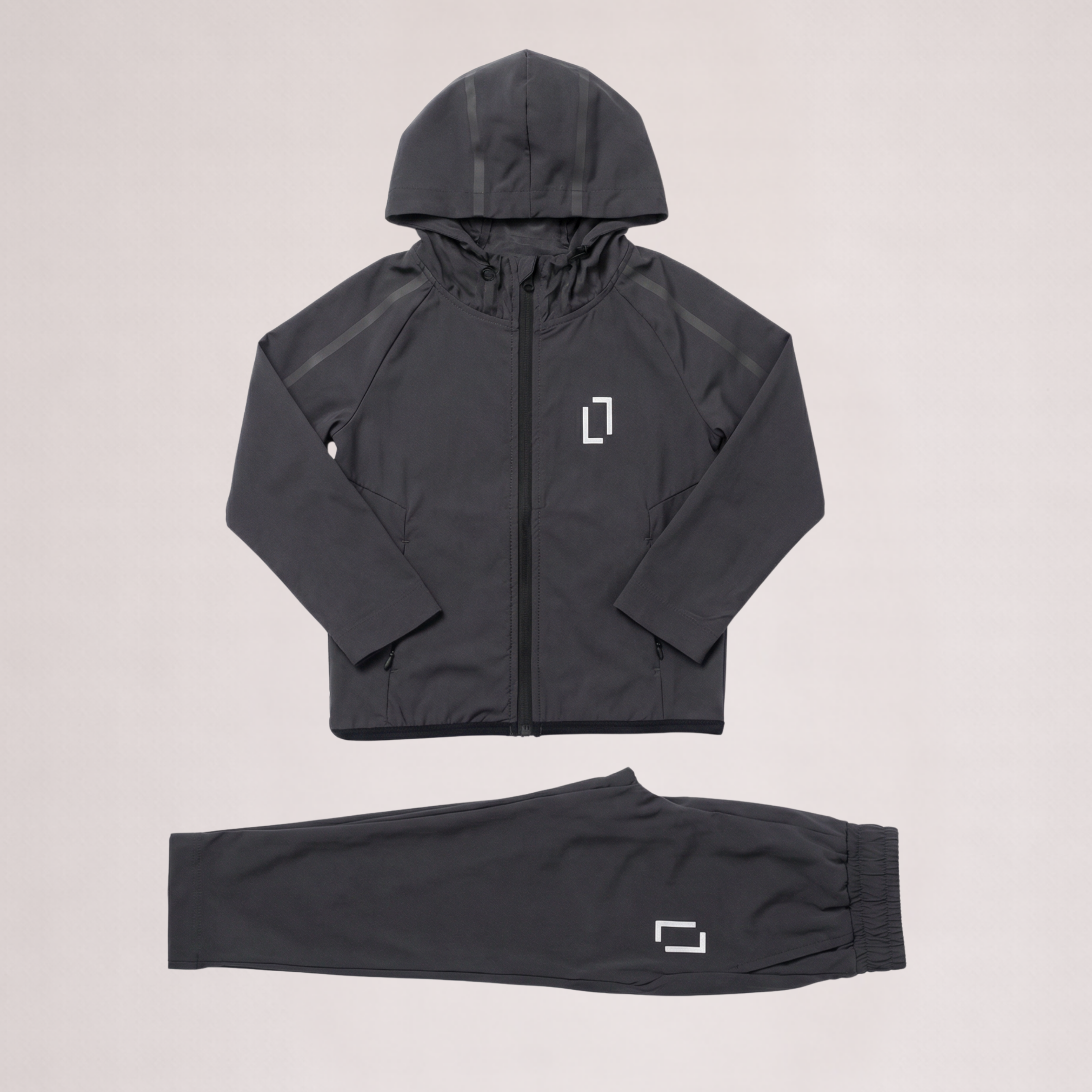 Bulletto Kids Tech Tracksuit - Black