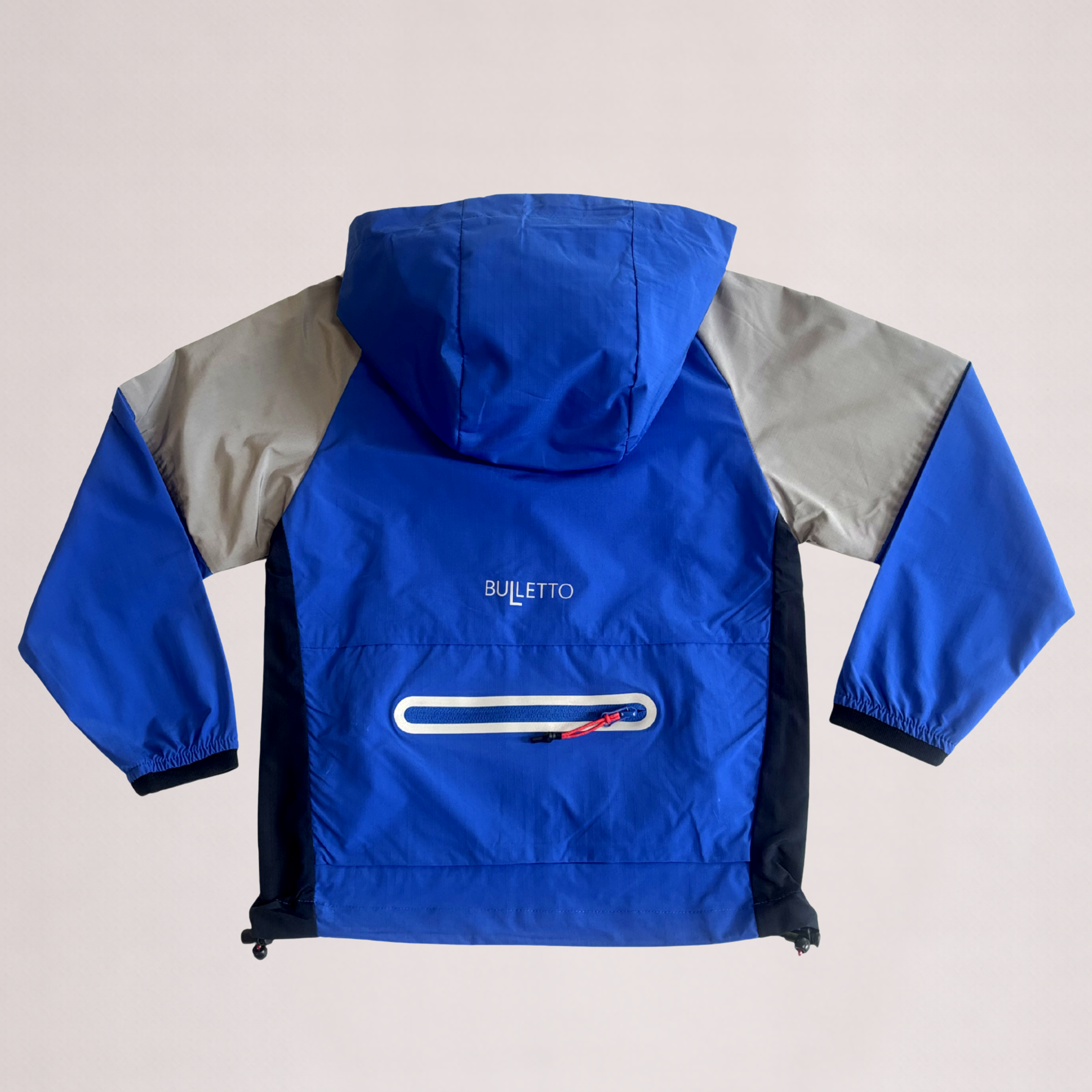 Bulletto Kids Windbreaker - Blue/Grey