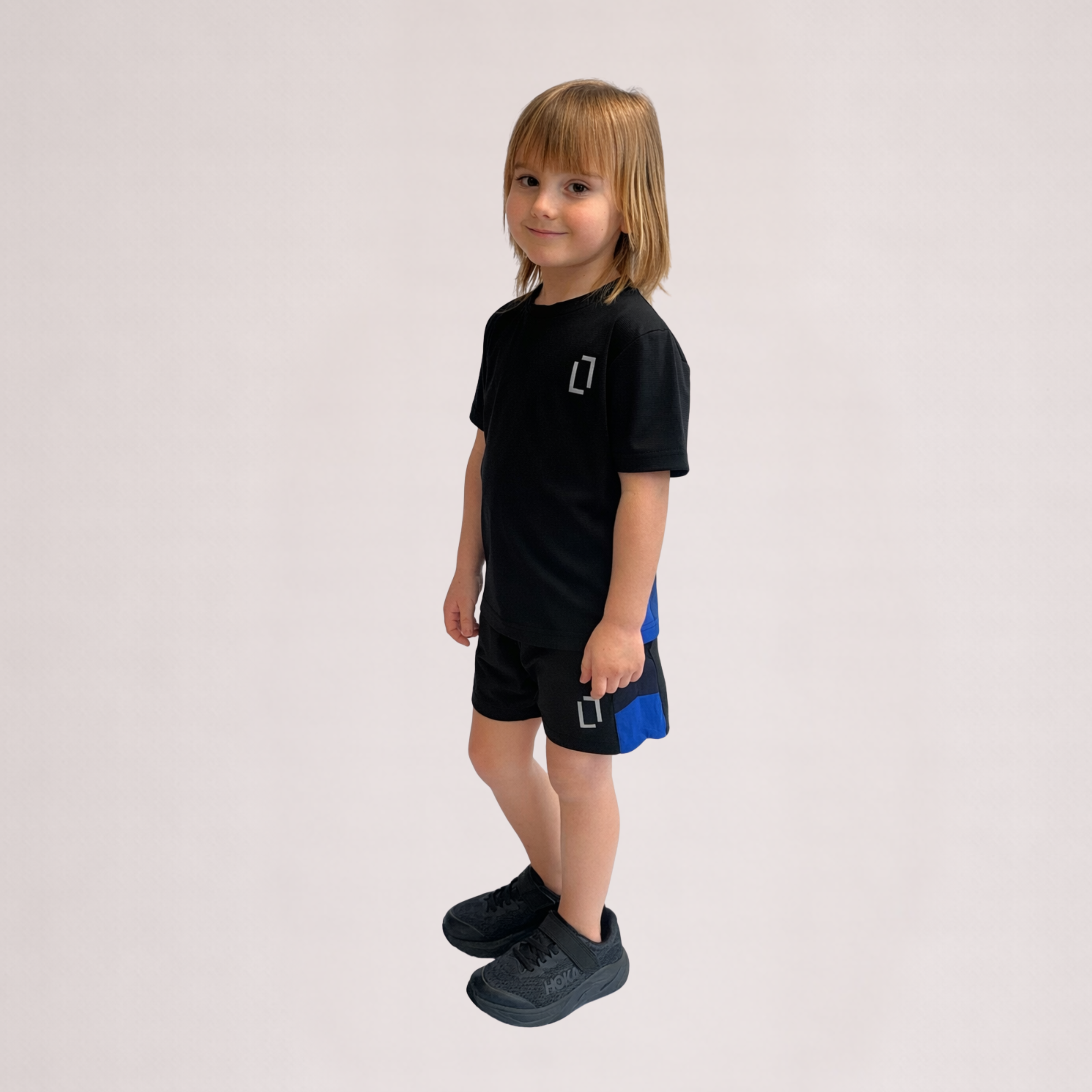 Bullettos Kids Tri-Panel Set - Black/Navy