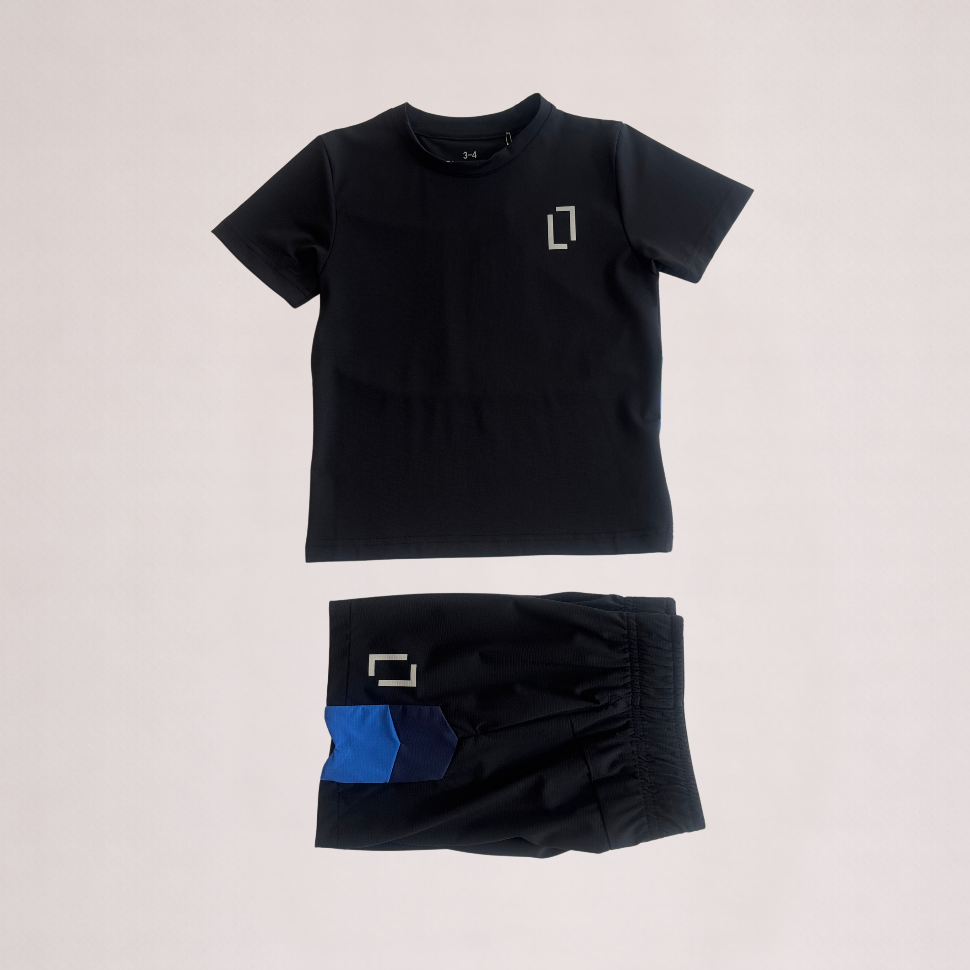 Bullettos Kids Tri-Panel Set - Black/Navy