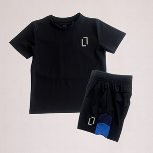 Bullettos Kids Tri-Panel Set - Black/Navy