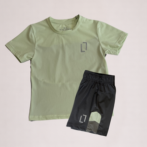Bulleto Kids Tri-Panel Set - Lime/Grey