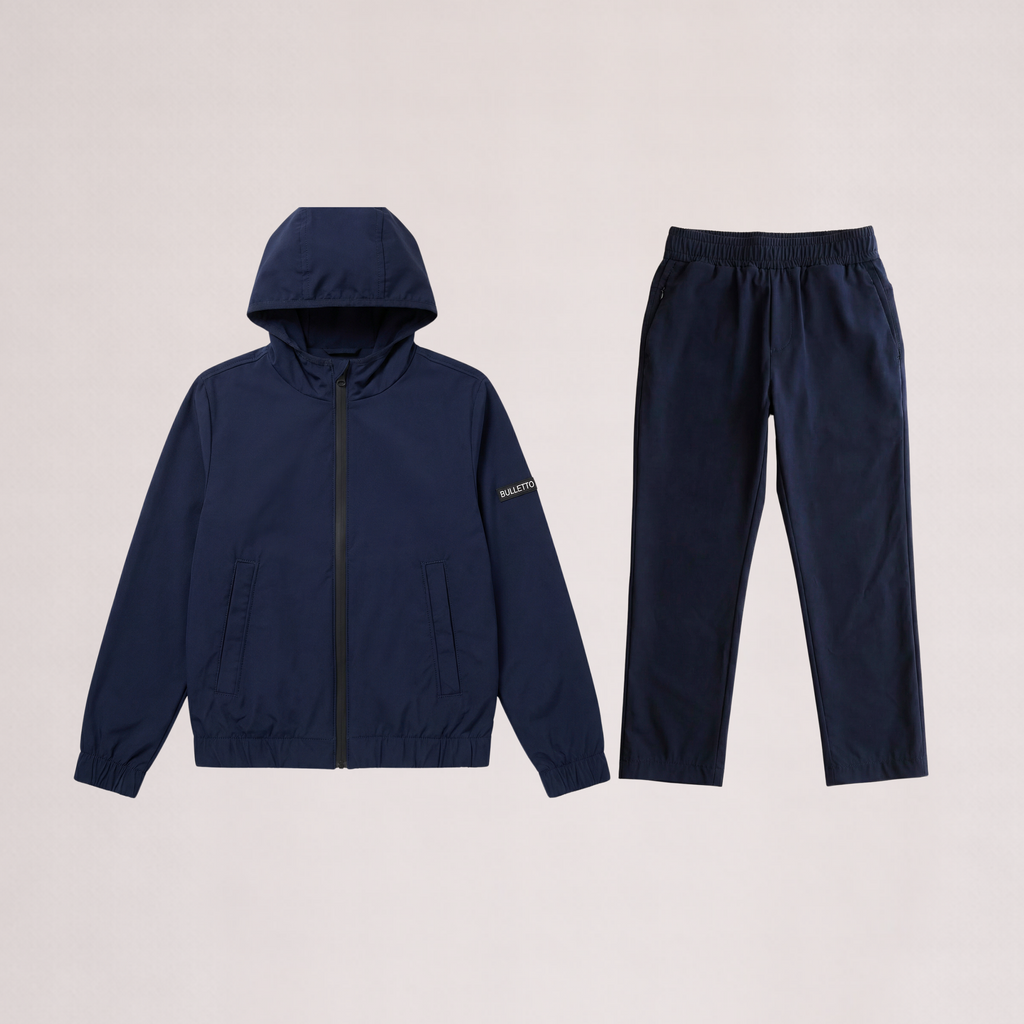 Bulletto Kids Flex Tracksuit - Navy