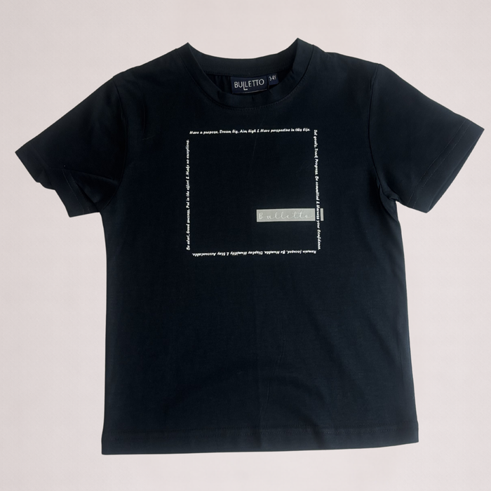 Bulletto Kids Life T-Shirt - Black