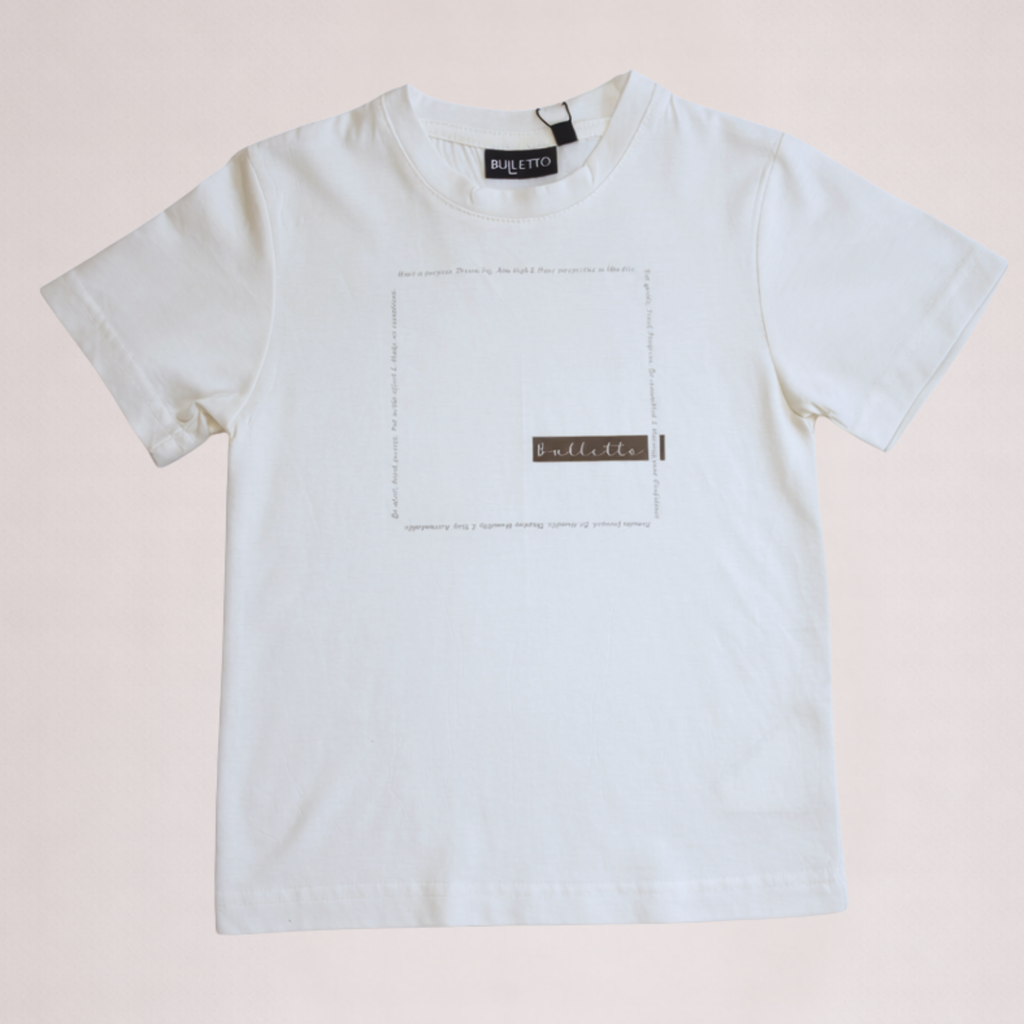 Bulletto Kids Life Tee - White