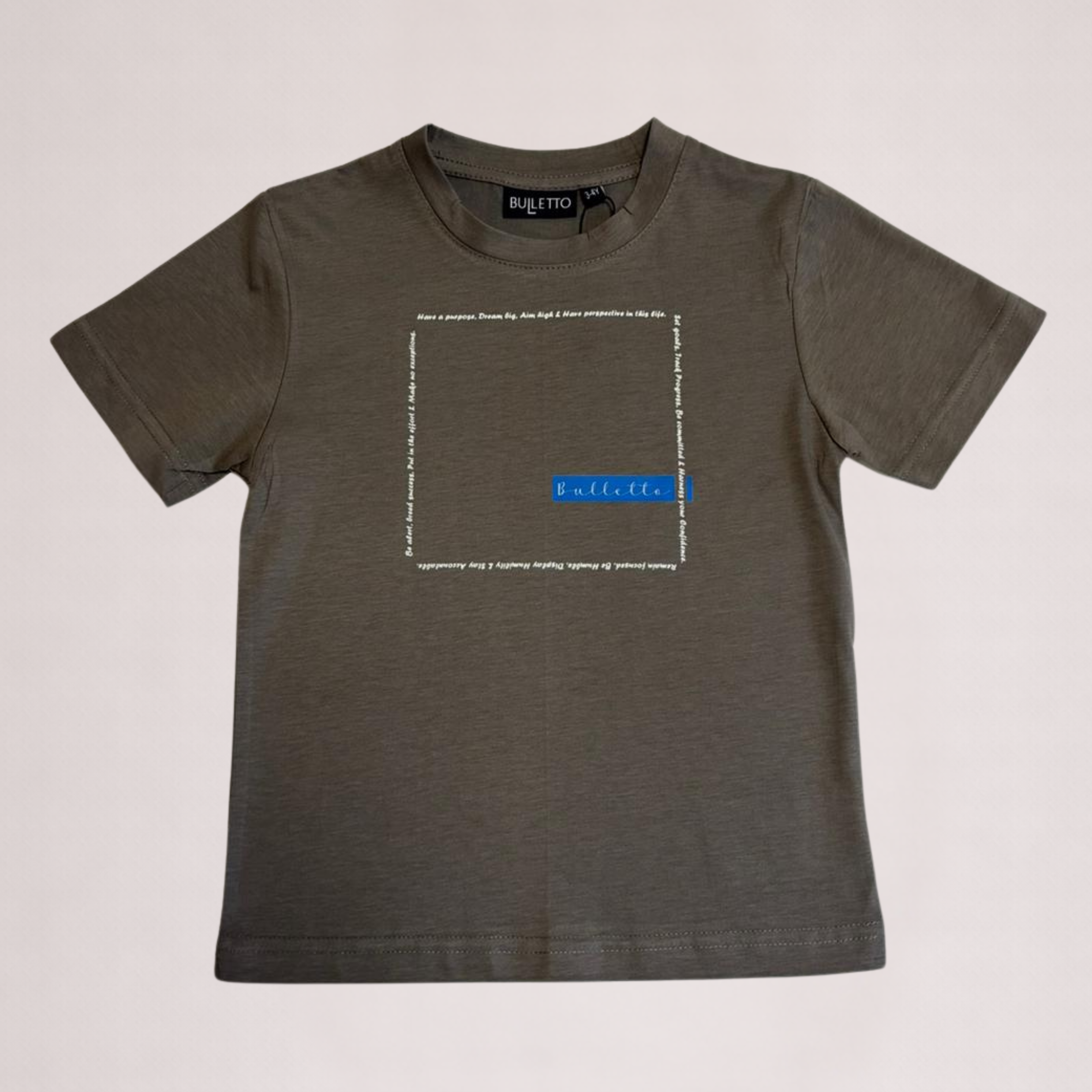 Bulletto Kids Life Tee - Grey
