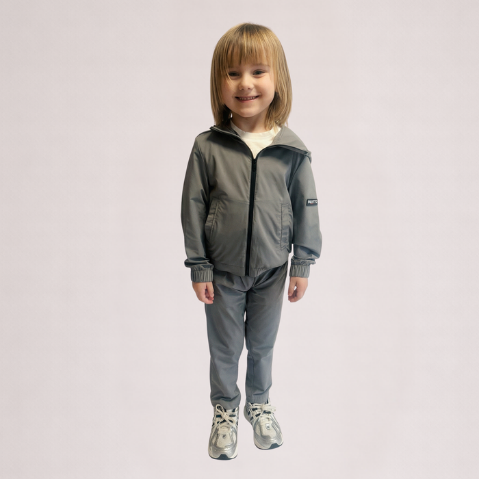 Bulletto Kids Flex Tracksuit - Grey