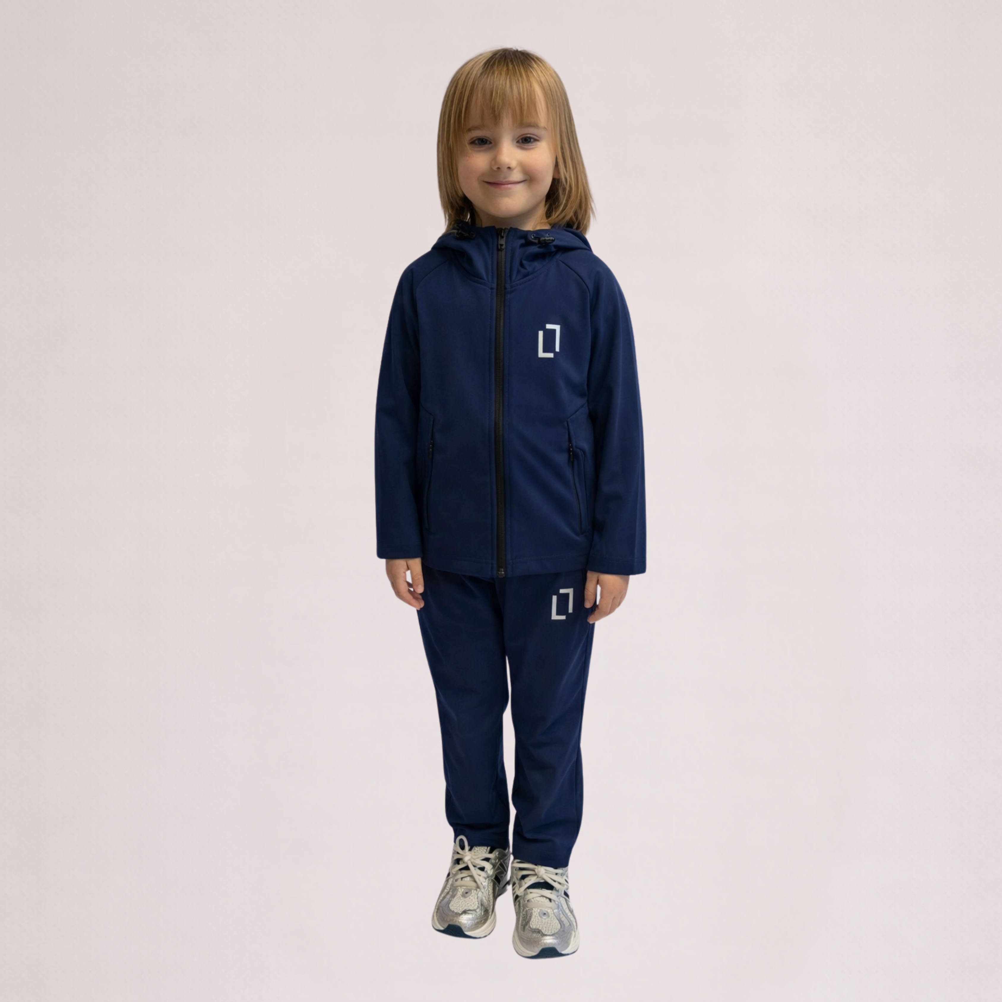 Bulletto Kids Tech Tracksuit - Navy