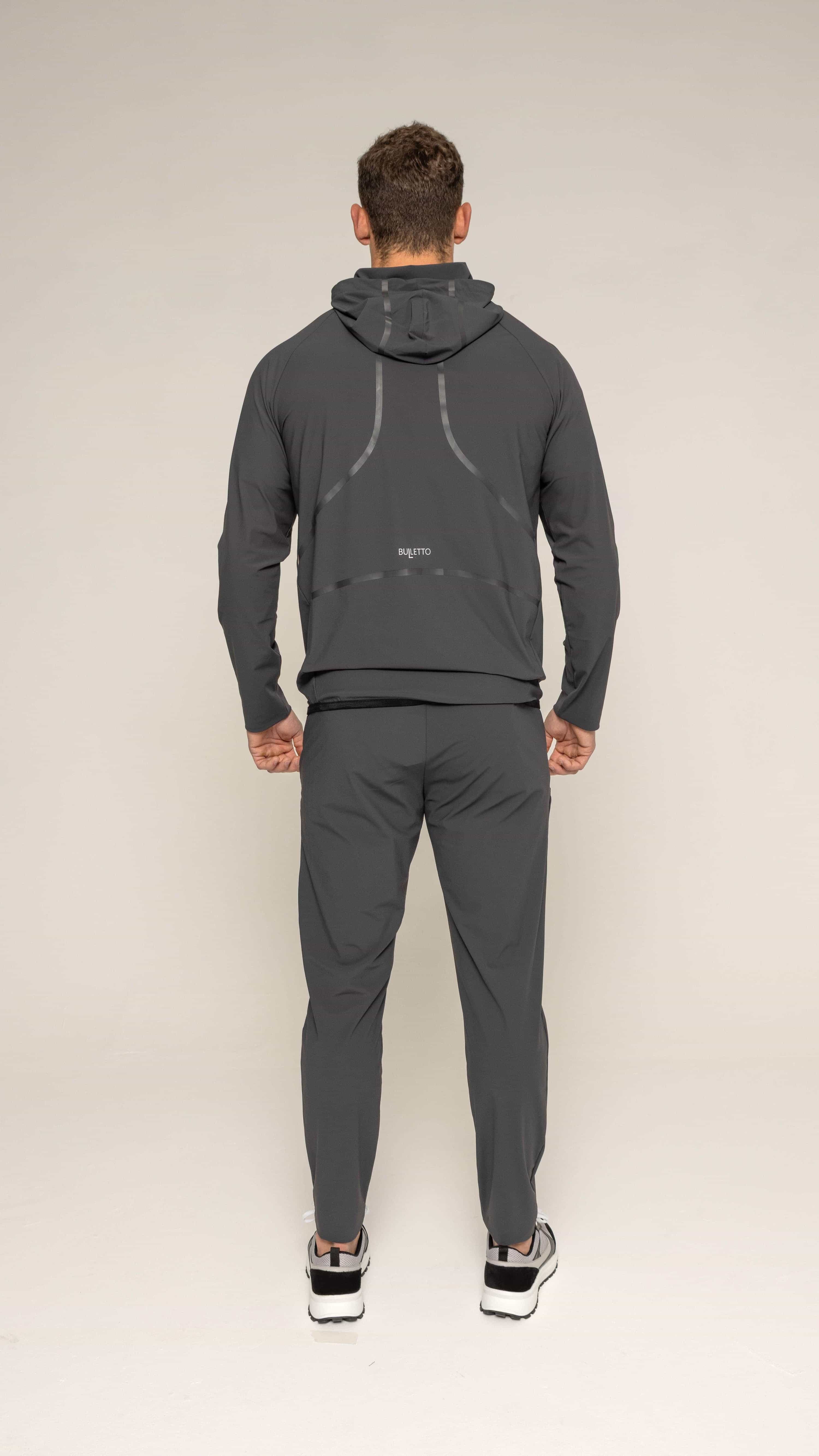 Bulletto Tech Tracksuit Jacket Grey