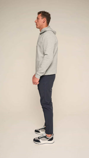Bulletto Embroidered Hoodie - Grey