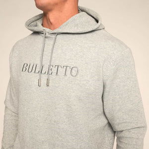Bulletto Embroidered Hoodie - Grey