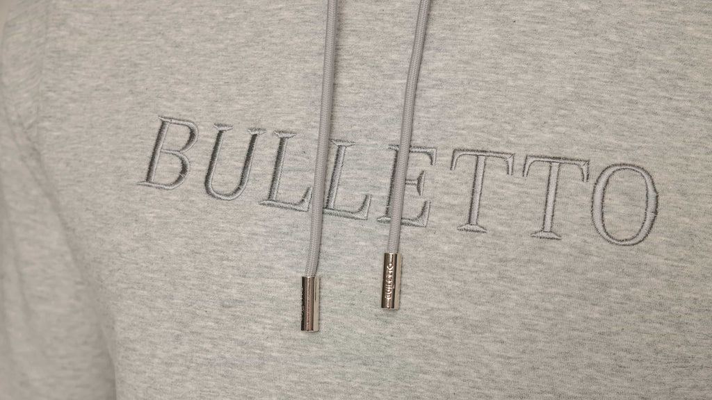 Bulletto Embroidered Hoodie - Grey
