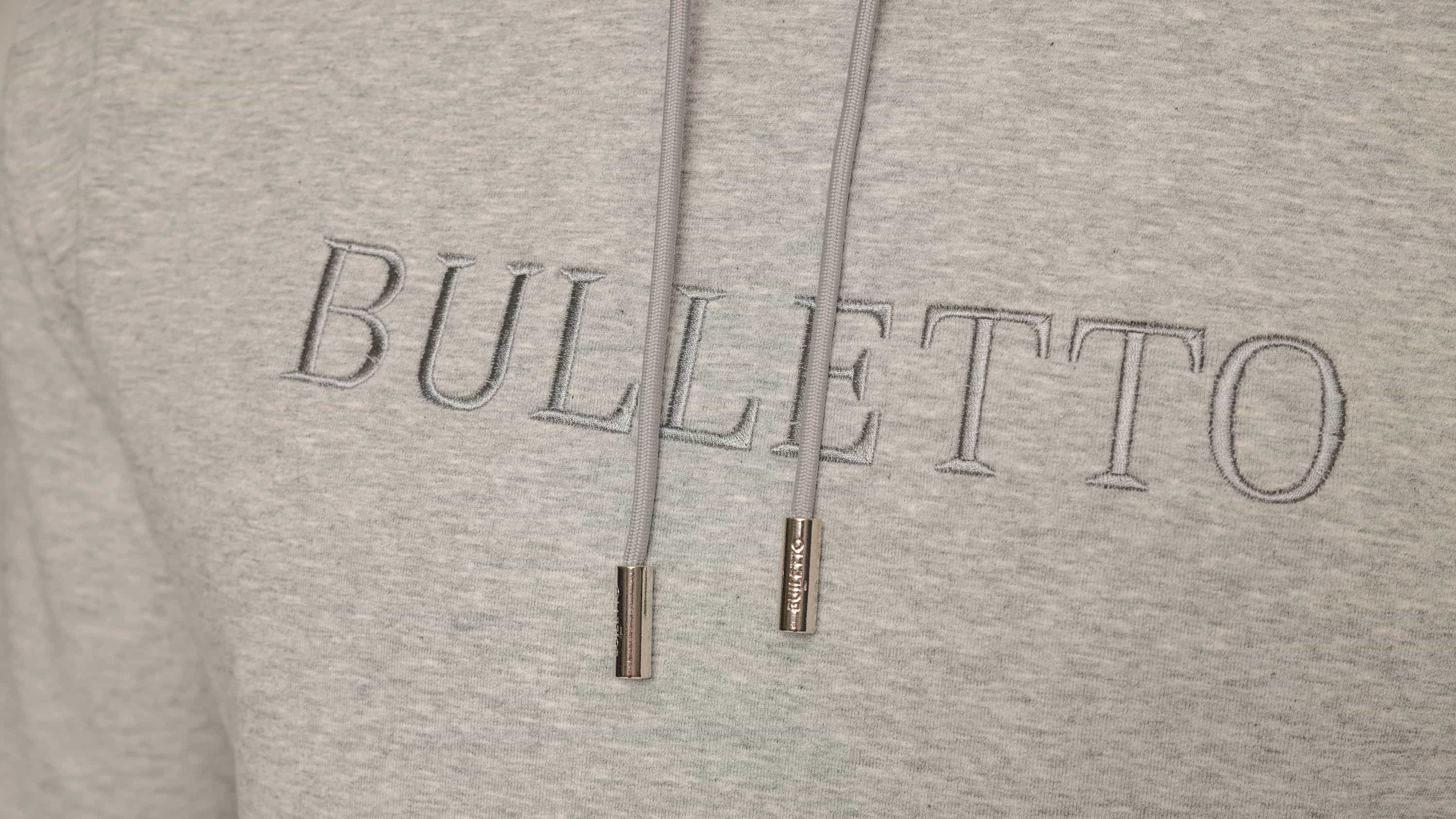 Bulletto Embroidered Hoodie - Grey