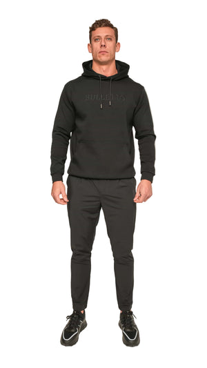 Bulletto Embroidered Hoodie - Black
