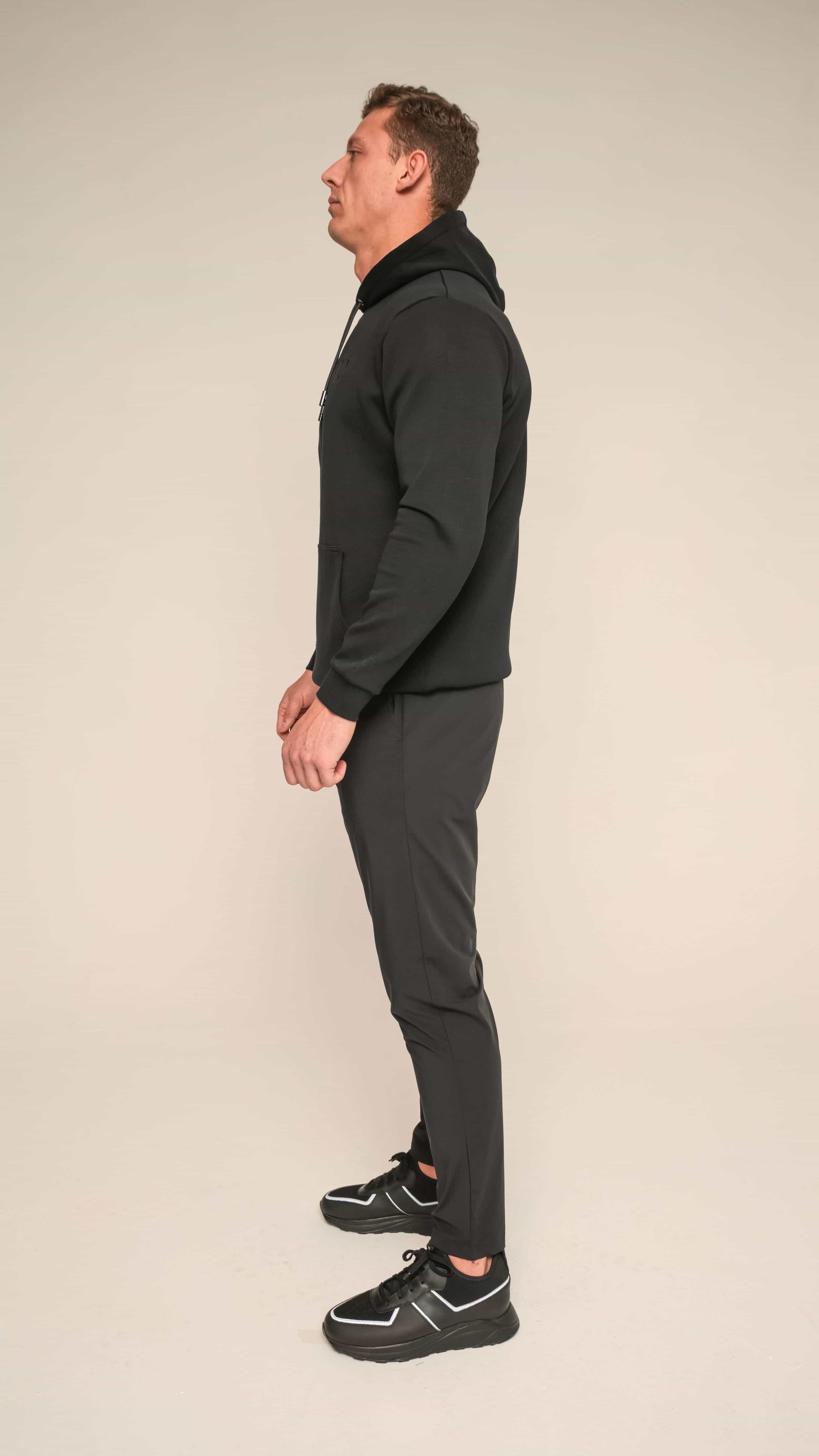 Bulletto Embroidered Hoodie - Black