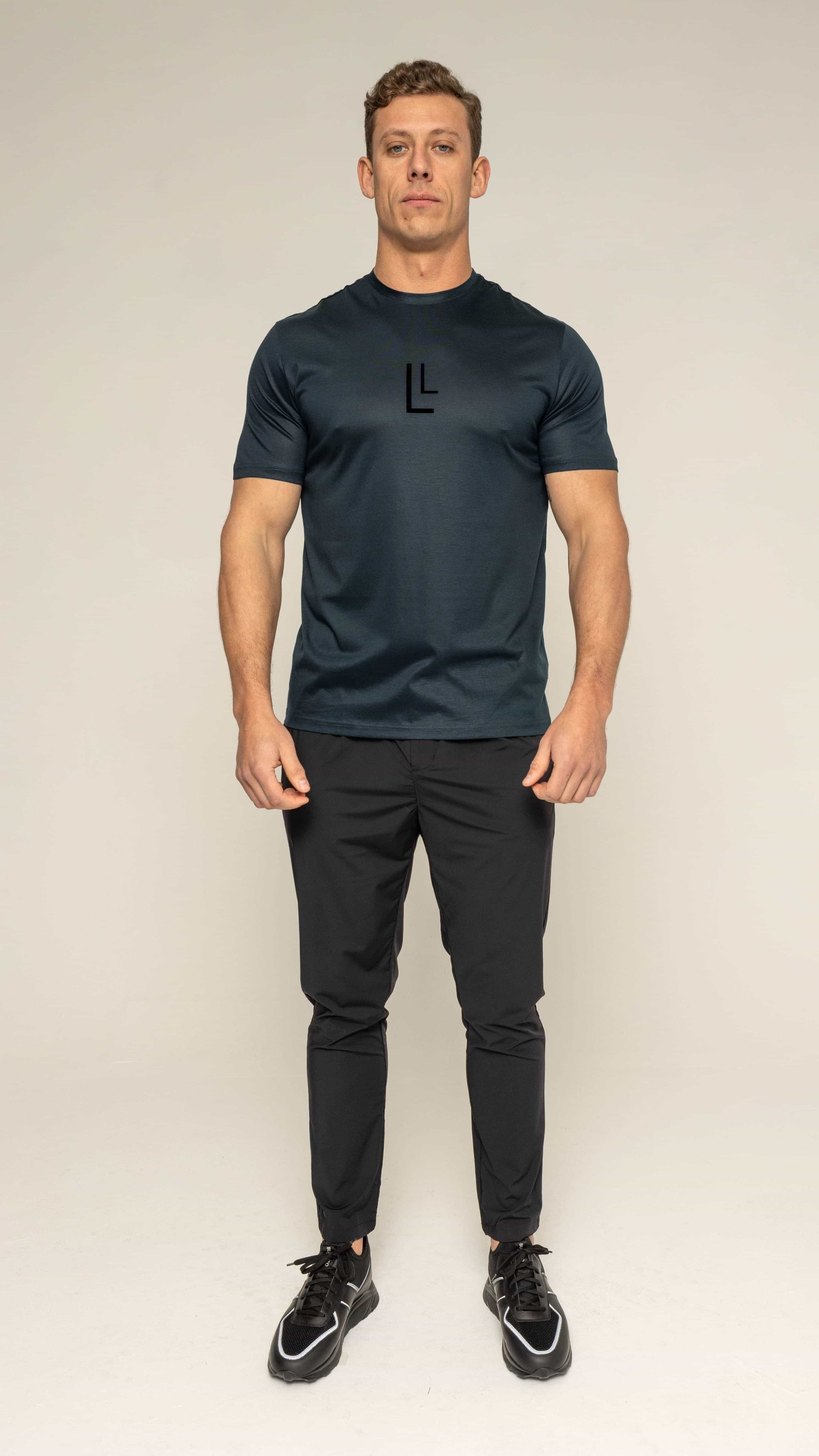 Bulletto Signature Tee - Navy/Black