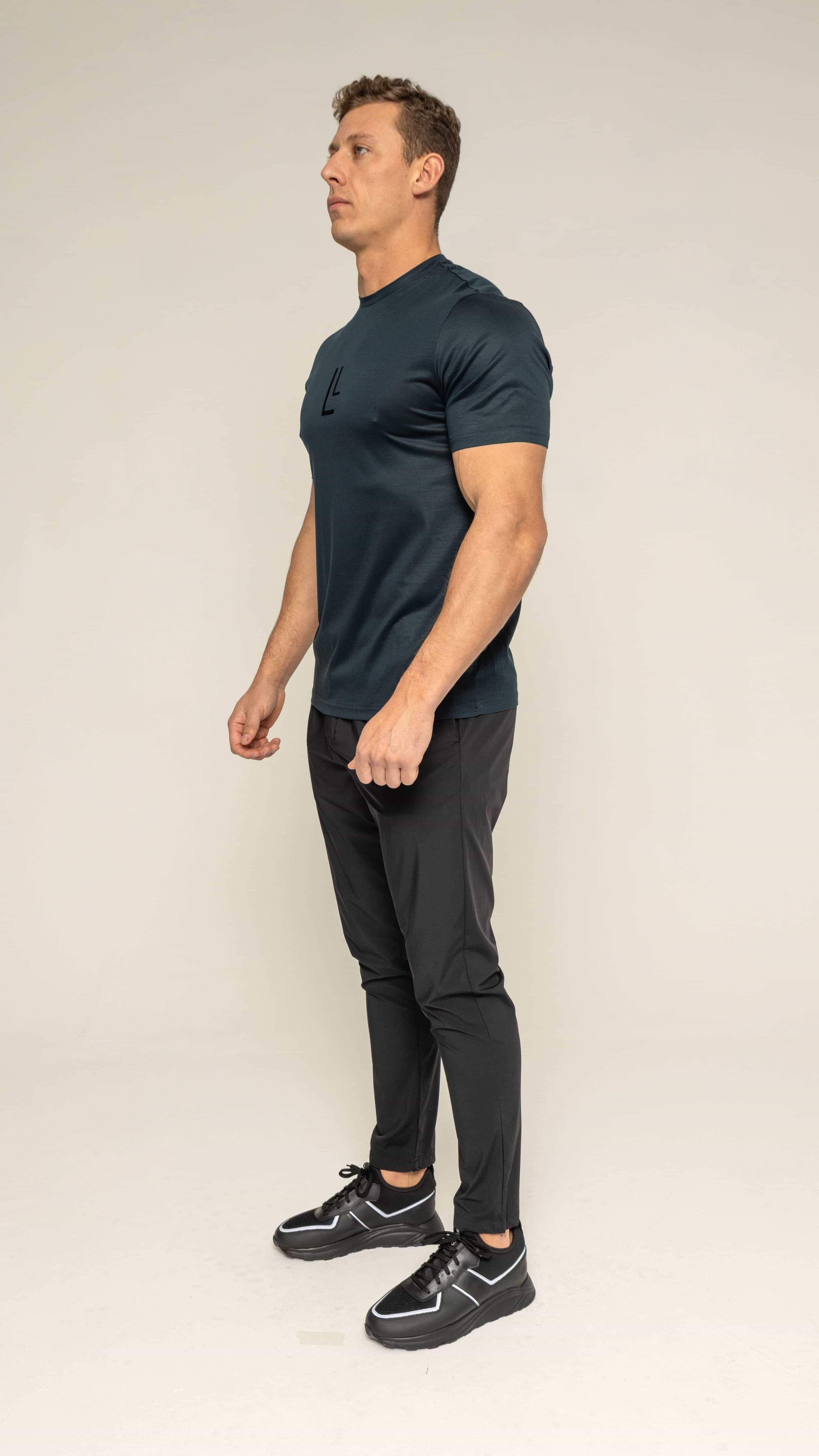 Bulletto Signature Tee - Navy/Black