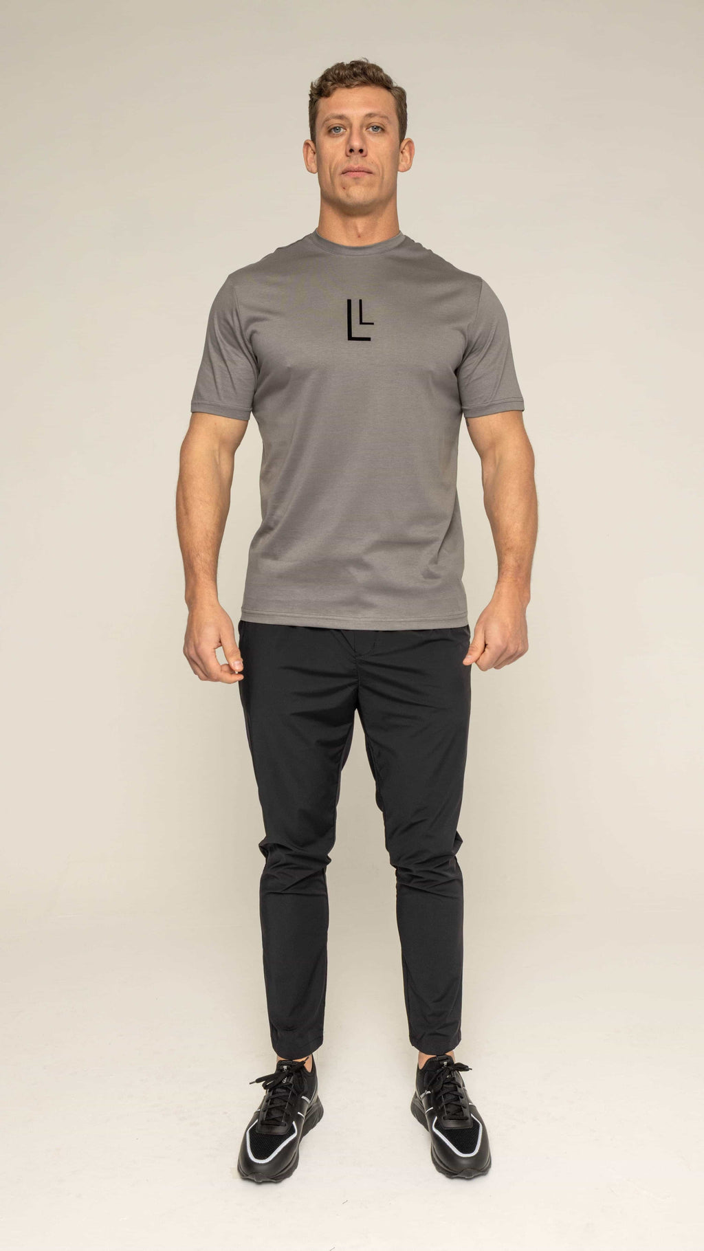 Bulletto Signature Tee - Grey/Black