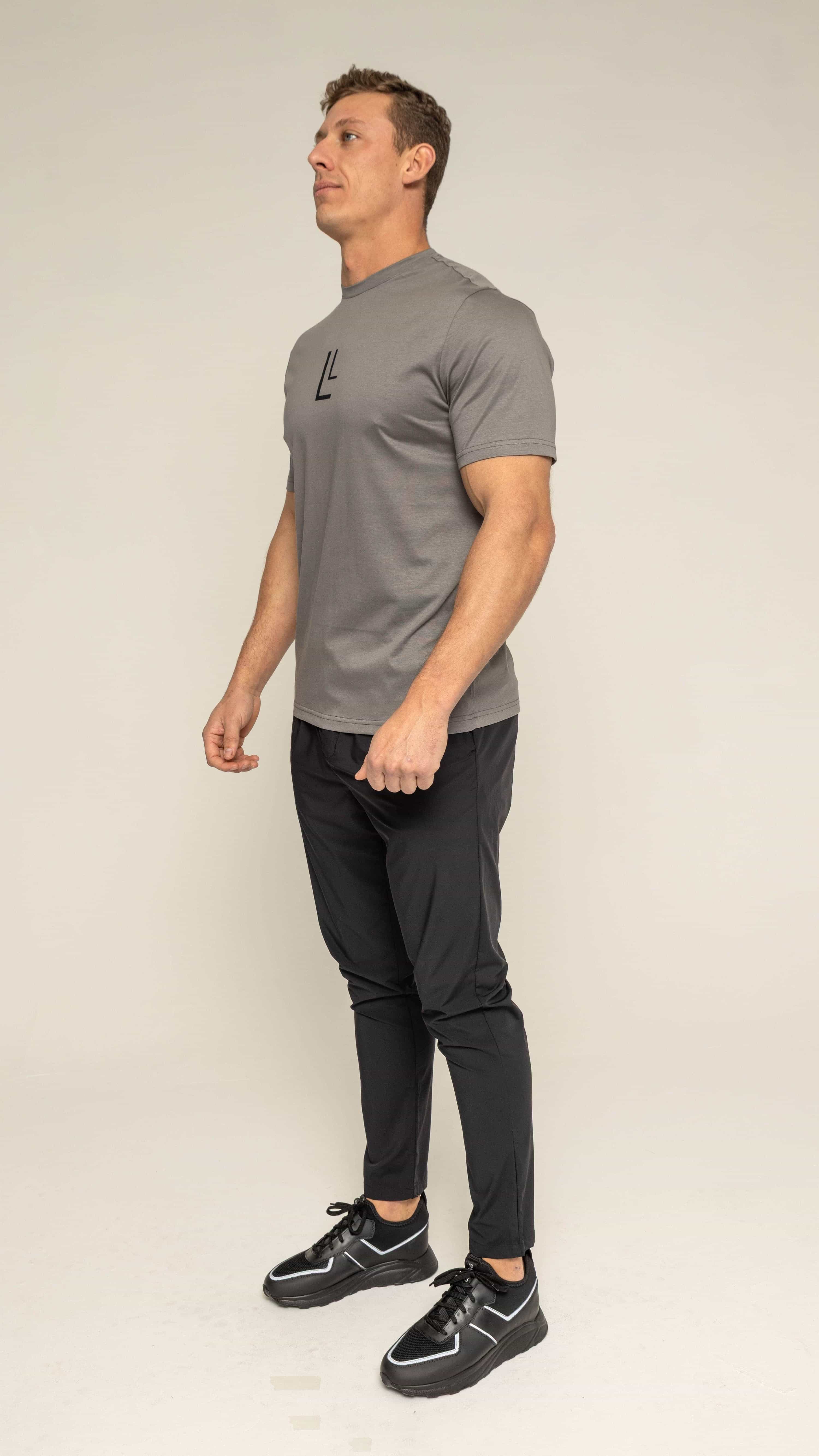 Bulletto Signature Tee - Grey/Black