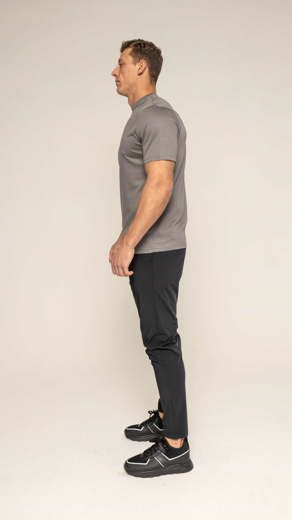 Bulletto Signature Tee - Grey/Black