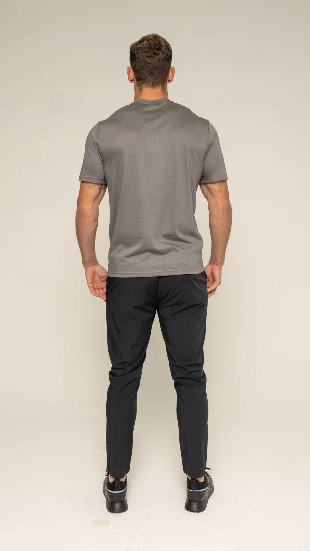 Bulletto Signature Tee - Grey/Black