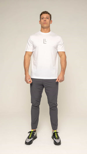 Bulletto Signature T-Shirt - White/Grey