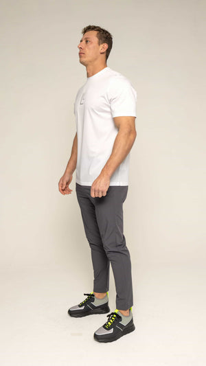 Bulletto Signature T-Shirt - White/Grey