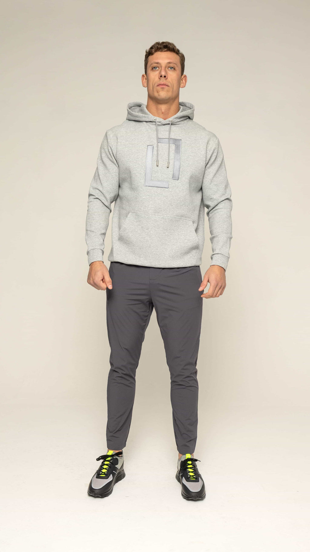 Bulletto Original Embroidered Hoodie - Grey