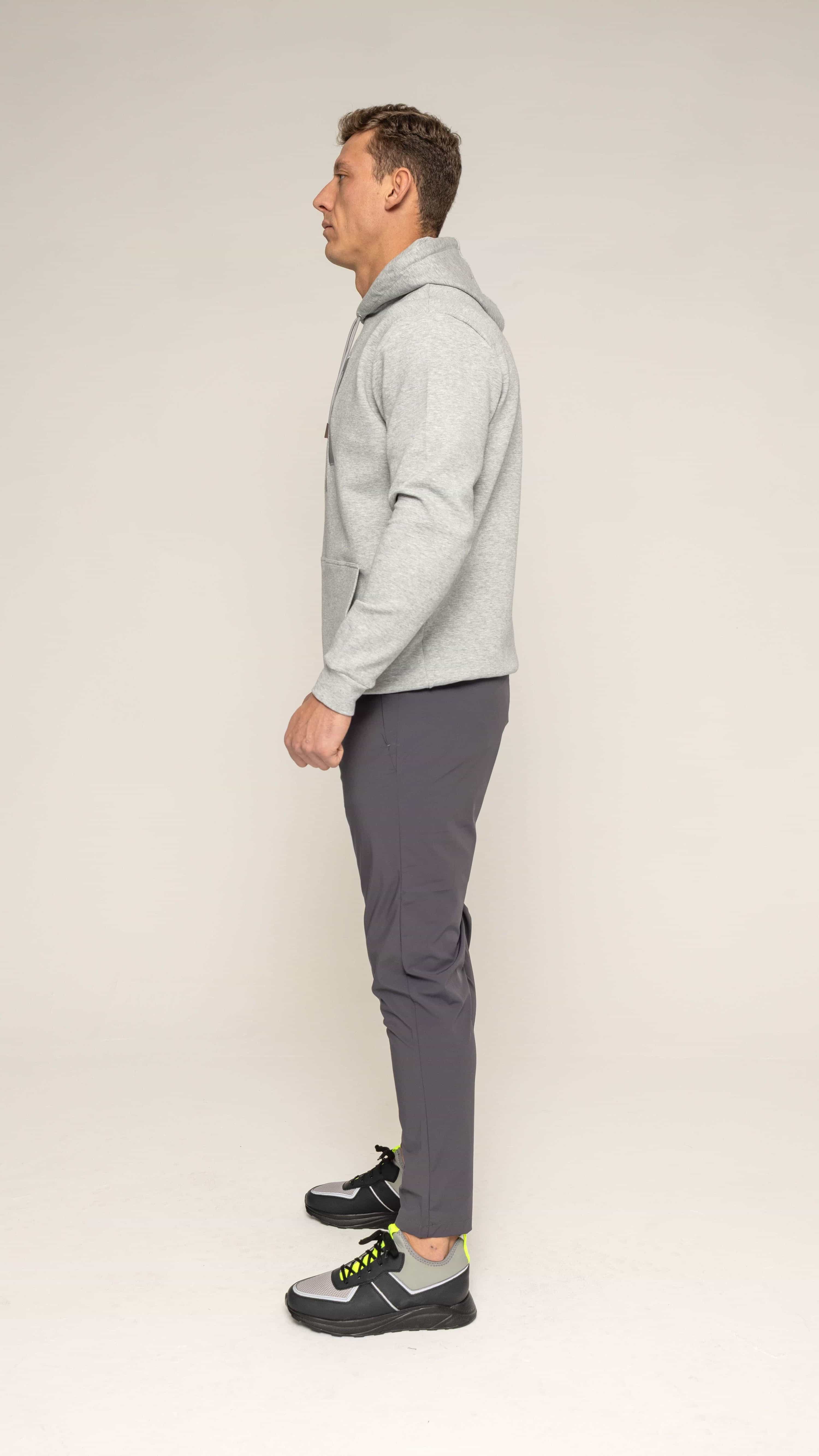 Bulletto Original Embroidered Hoodie - Grey