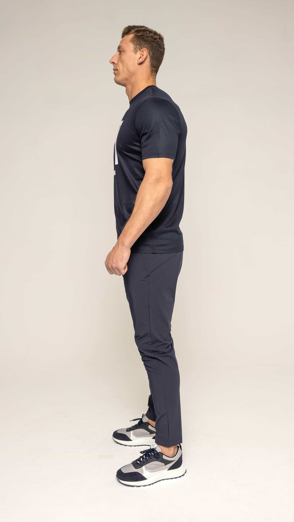 Bulletto Original Tee - Navy/White