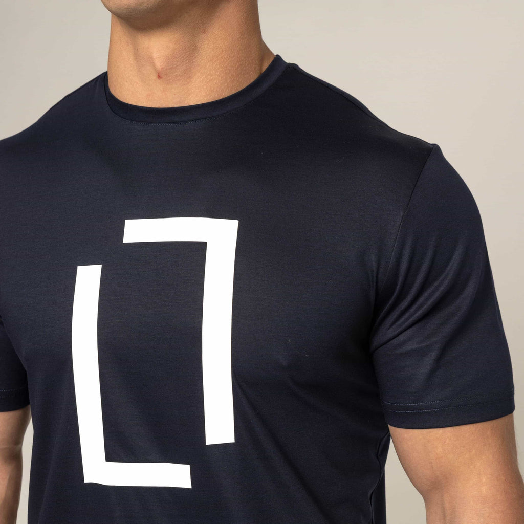 Bulletto Original Tee - Navy/White