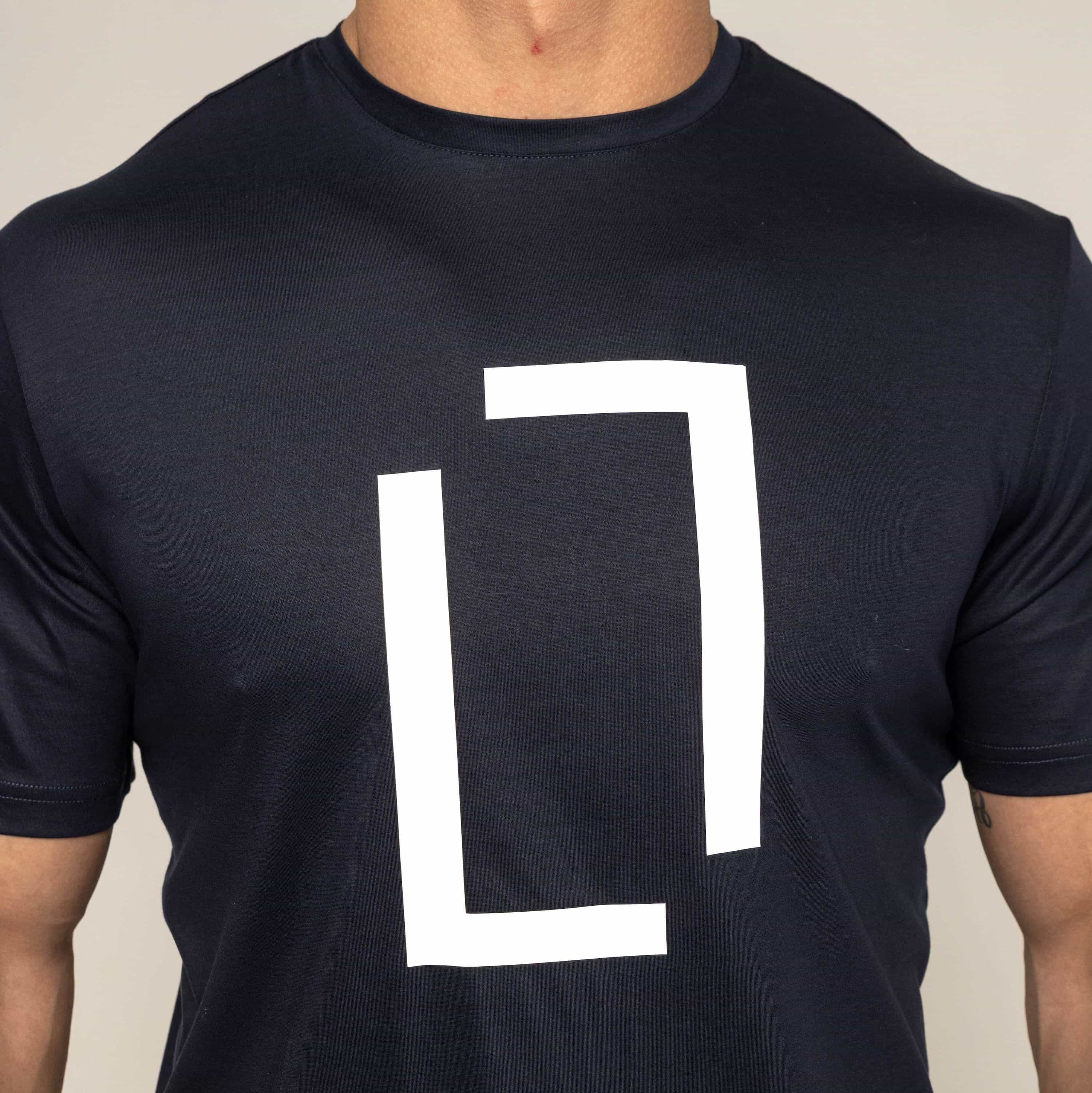 Bulletto Original Tee - Navy/White