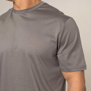Bulletto Mercerised Cotton T-Shirt - Grey