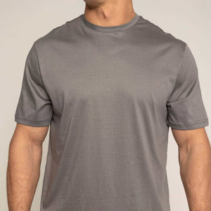 Bulletto Mercerised Cotton T-Shirt - Grey