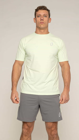 Bulletto Tri Panel T-Shirt - Lime Green