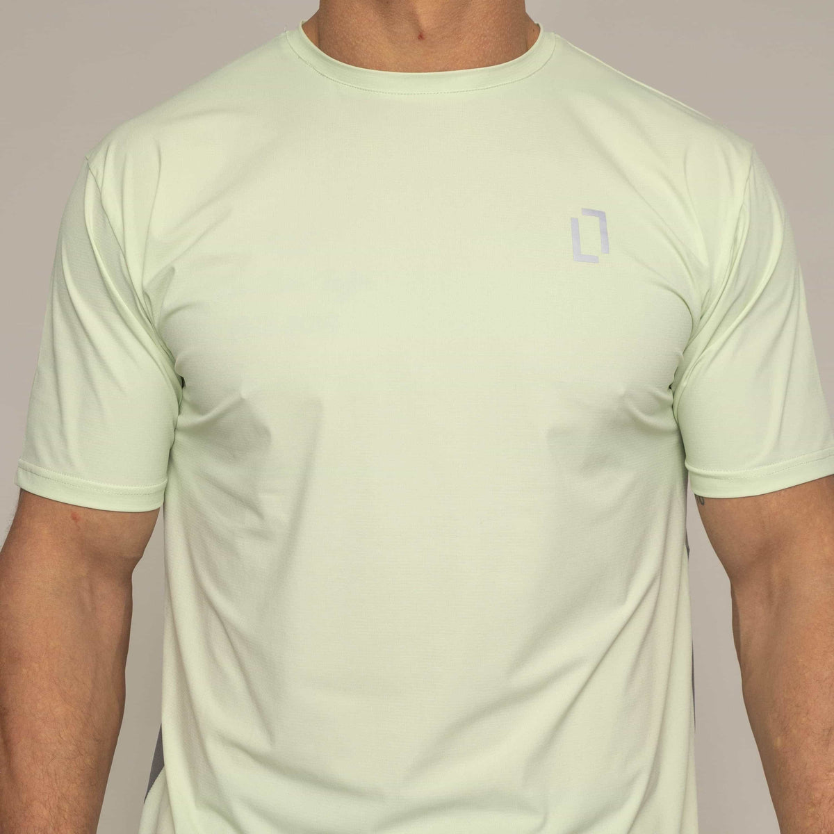 Bulletto Tri Panel T-Shirt - Lime Green